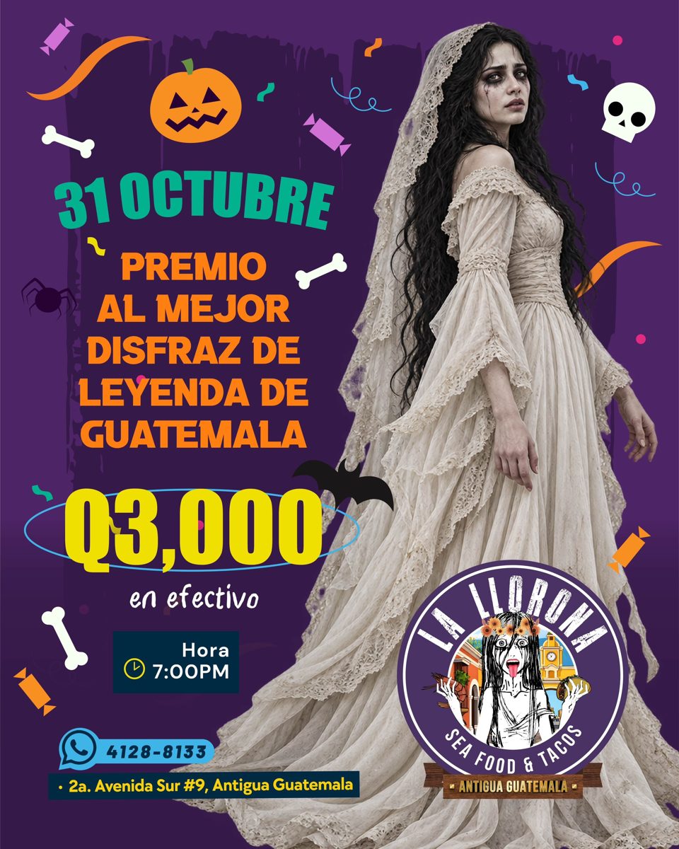 Halloween: Premio al mejor disfraz de leyenda de Guatemala